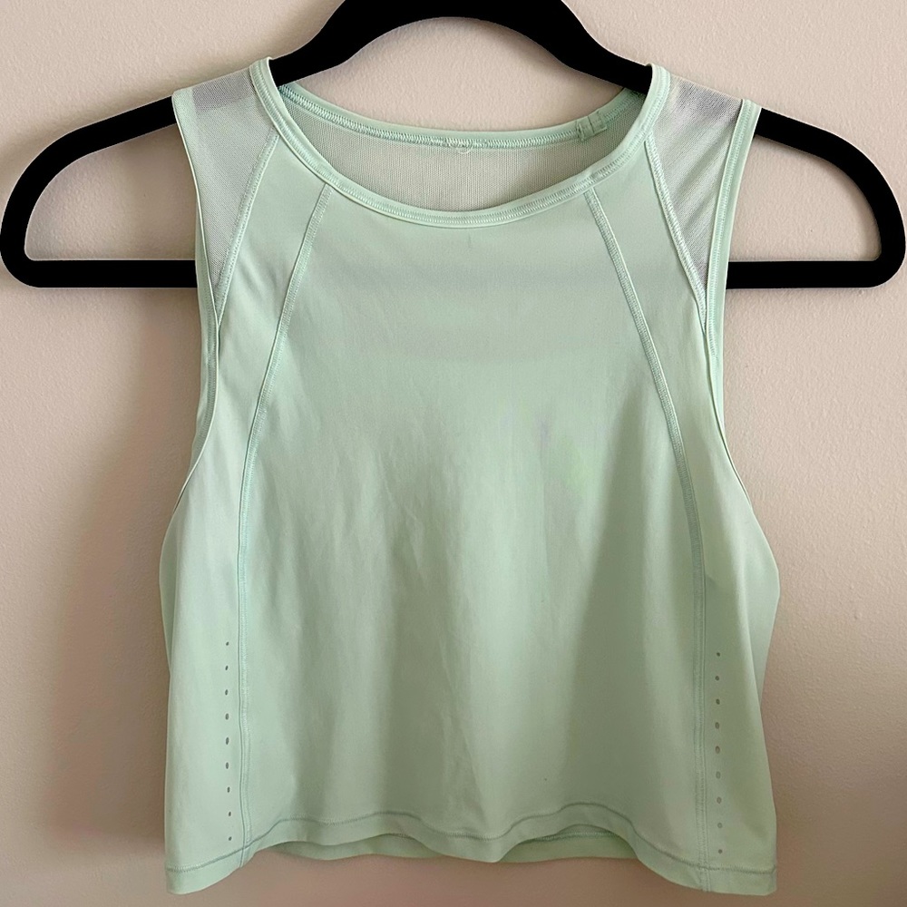 Lululemon Sculpt Cropped Tank, Size 0